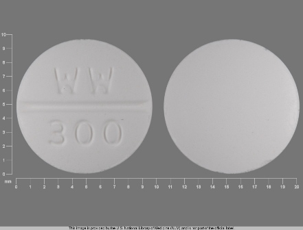 WW 300: (0143-1300) Lico3 300 mg Oral Tablet by West-ward Pharmaceutical Corp