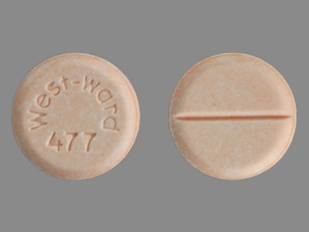 Westward 477: (0143-1477) Prednisone 20 mg Oral Tablet by West-ward Pharmaceutical Corp