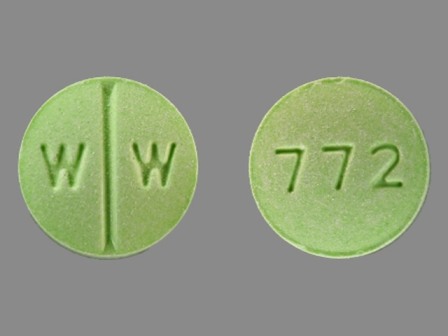 WW 772: (0143-1772) Isdn 20 mg Oral Tablet by Ncs Healthcare of Ky, Inc Dba Vangard Labs