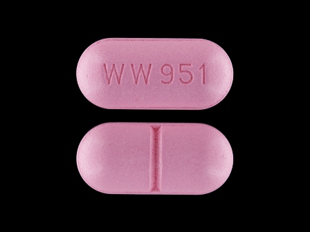 WW 951: (0143-9951) Amoxicillin (As Amoxicillin Trihydrate) 875 mg Oral Tablet by West-ward Pharmaceutical Corp