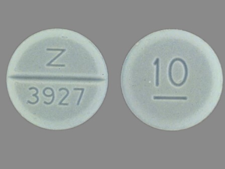 Diazepam 3927;TEVA OR Z;3927;10