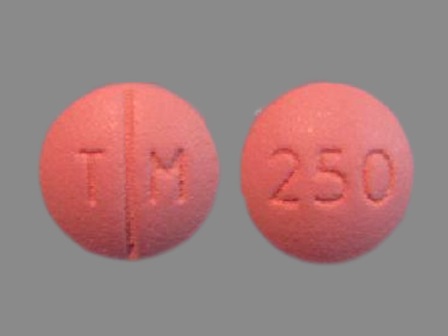 TM 250: (0178-8250) Tindamax 250 mg Oral Tablet by Mission Pharmacal Company