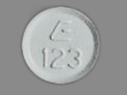 E 123: (0185-0123) Cilostazol 50 mg Oral Tablet by Eon Labs, Inc.