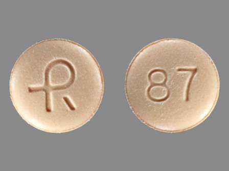 R 87: (0228-3087) Alprazolam 2 mg 24 Hr Extended Release Tablet by Actavis Elizabeth LLC