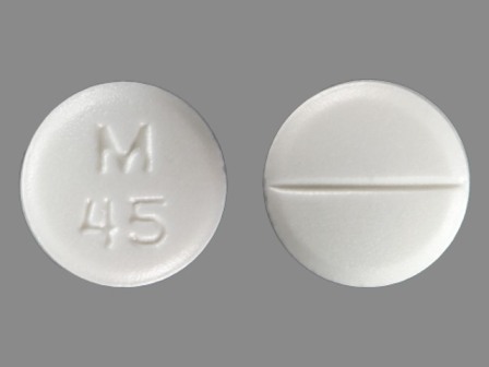 M 45: (0378-0045) Diltiazem Hydrochloride 60 mg Oral Tablet by Cardinal Health