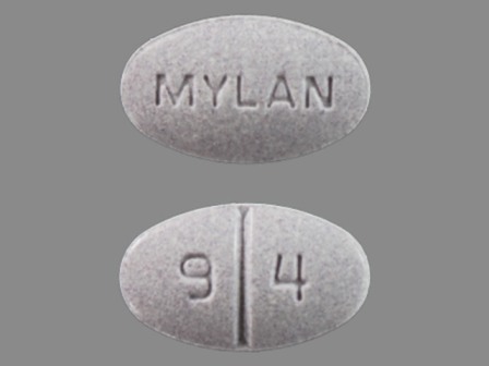 MYLAN 9 4: (0378-0094) Carbidopa 50 mg / L-dopa 200 mg Extended Release Tablet by Mylan Pharmaceuticals Inc.