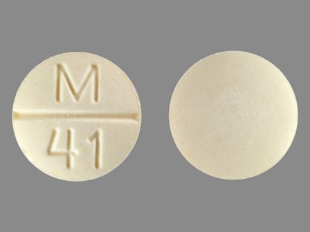 M 41: (0378-0141) Hctz 25 mg / Spironolactone 25 mg Oral Tablet by Mylan Pharmaceuticals Inc.