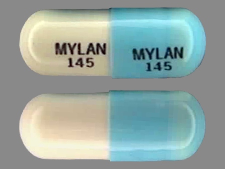 MYLAN 145: (0378-0145) Doxycycline Hyclate 50 mg Oral Capsule by Mylan Pharmaceuticals Inc.