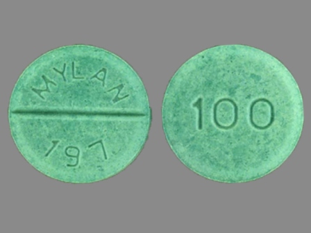 MYLAN 197 100: (0378-0197) Chlorpropamide 100 mg Oral Tablet by Mylan Pharmaceuticals Inc.