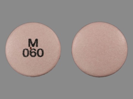 M 060: (0378-0481) Nifedipine 60 mg 24 Hr Extended Release Tablet by Ncs Healthcare of Ky, Inc Dba Vangard Labs