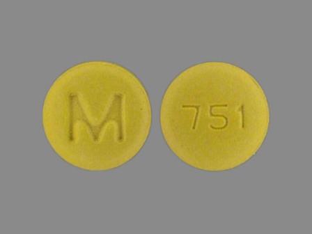 M 751: (0378-0751) Cyclobenzaprine Hydrochloride 10 mg Oral Tablet by Mylan Pharmaceuticals Inc.
