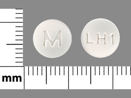 LH1 M: (0378-1012) Hctz 12.5 mg / Lisinopril 10 mg Oral Tablet by Mylan Pharmaceuticals Inc.