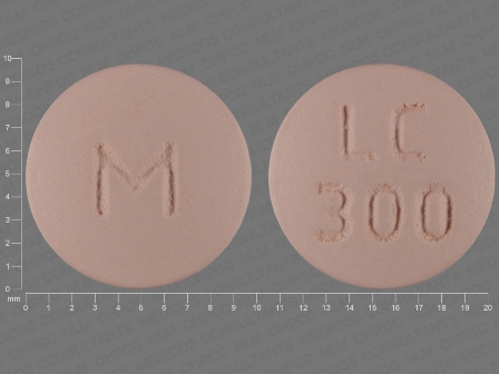 M LC 300: (0378-1300) Lithium Carbonate 300 mg Oral Tablet, Film Coated, Extended Release by Remedyrepack Inc.