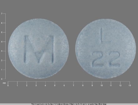 L 22 M: (0378-2072) Lisinopril 2.5 mg Oral Tablet by Mylan Institutional Inc.
