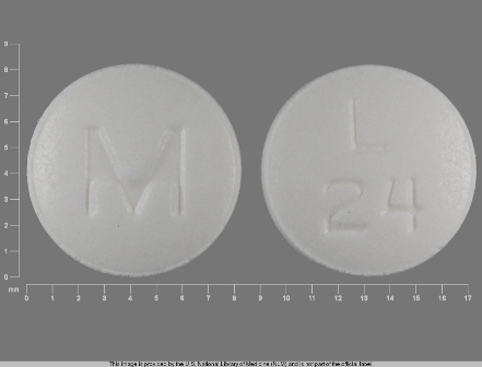 L 24 M: (0378-2074) Lisinopril 10 mg Oral Tablet by Mylan Institutional Inc.