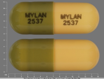 MYLAN 2537: (0378-2537) Hctz 25 mg / Triamterene 37.5 mg Oral Capsule by Mylan Pharmaceuticals Inc.