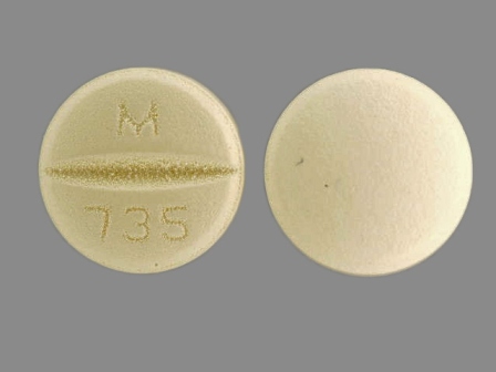 M 735: (0378-4735) Benazepril Hydrochloride 10 mg / Hctz 12.5 mg Oral Tablet by Mylan Pharmaceuticals Inc.