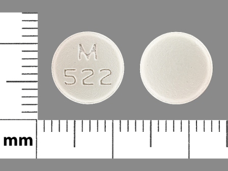 M 522: (0378-5522) Olanzapine 15 mg Oral Tablet by Mylan Institutional Inc.