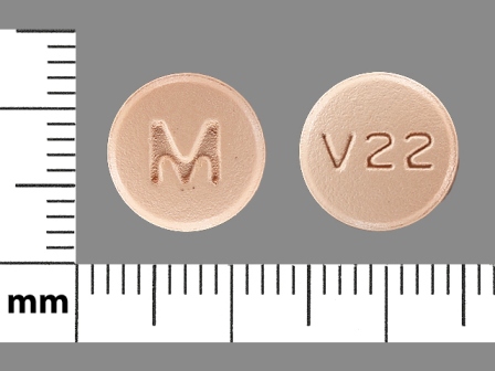 M V22: (0378-6322) Valsartan and Hydrochlorothiazide Oral Tablet, Film Coated by Remedyrepack Inc.