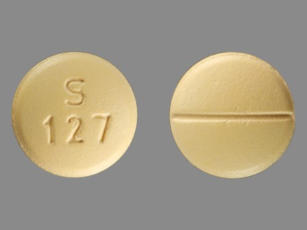 S 127: (0378-8127) Sertraline (As Sertraline Hydrochloride) 100 mg Oral Tablet by Mylan Institutional Inc.