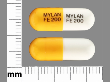 MYLAN FE 200: (0378-8630) Fenofibrate 200 mg Oral Capsule by Mylan Pharmaceuticals Inc.