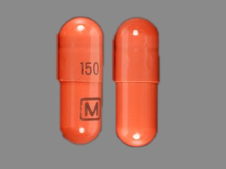M 150: (0406-9934) Imipramine Pamoate 150 mg Oral Capsule by Mallinckrodt Inc