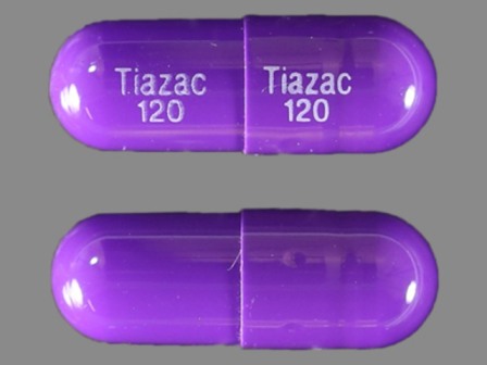 Tiazac 120: (0456-2612) 24 Hr Tiazac 120 mg Extended Release Capsule by Forest Laboratories, Inc.