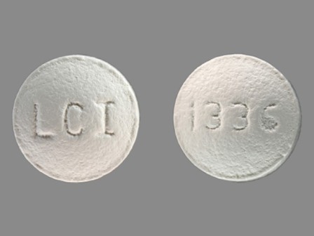 LCI 1336: (0527-1336) Doxycycline 20 mg (Doxycycline Hyclate 23 mg) Oral Tablet by Lannett Company, Inc.