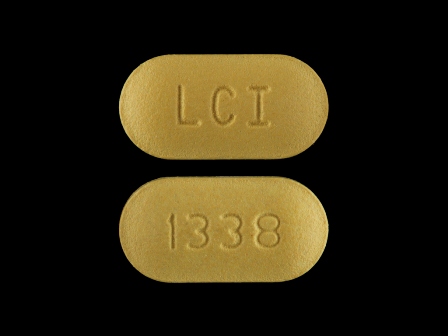 LCI 1338: (0527-1338) Doxycycline (As Doxycycline Hyclate) 100 mg Oral Tablet by Lannett Company, Inc.