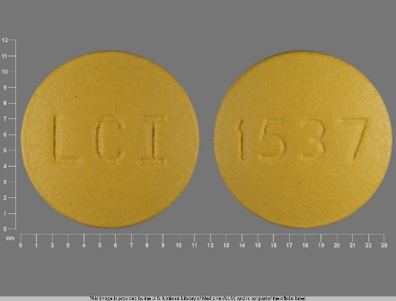 LCI 1537: (0527-1537) Doxycycline (As Doxycycline Monohydrate) 150 mg Oral Tablet by Lannett Company, Inc.
