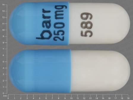 barr 250mg 589: (0555-0589) Didanosine 250 mg Delayed Release Capsule by Barr Laboratories Inc.