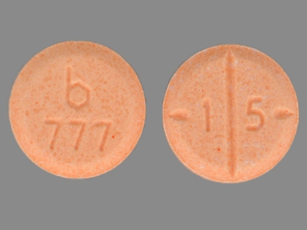 b 777 1 5: (0555-0777) Dextroamphetamine Saccharate, Amphetamine Aspartate, Dextroamphetamine Sulfate and Amphetamine Sulfate Oral Tablet by American Health Packaging