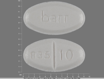 835 10 barr: (0555-0835) Warfarin Sodium 10 mg Oral Tablet by Remedyrepack Inc.