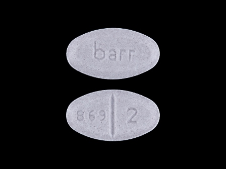 869 2 barr: (0555-0869) Warfarin Sodium 2 mg Oral Tablet by Bryant Ranch Prepack
