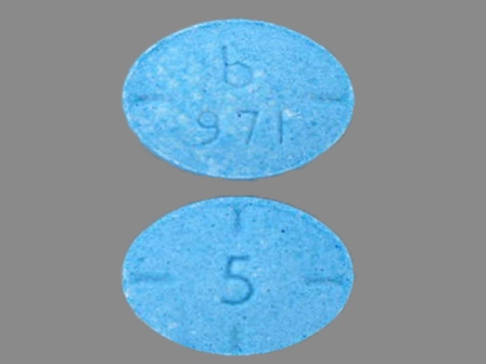 b 971 5: (0555-0971) Amphetamine Aspartate 1.25 mg / Amphetamine Sulfate 1.25 mg / Dextroamphetamine Saccharate 1.25 mg / Dextroamphetamine Sulfate 1.25 mg Oral Tablet by Barr Laboratories Inc.