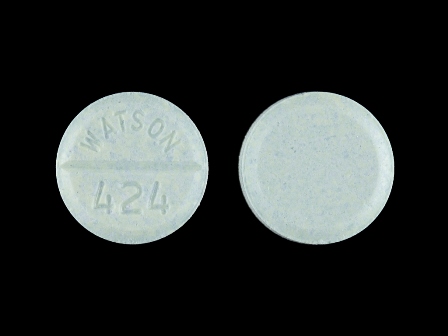 WATSON 424: (0591-0424) Hctz 25 mg / Triamterene 37.5 mg Oral Tablet by Watson Laboratories, Inc.