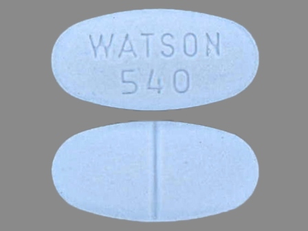 Acetaminophen + Hydrocodone WATSON;540