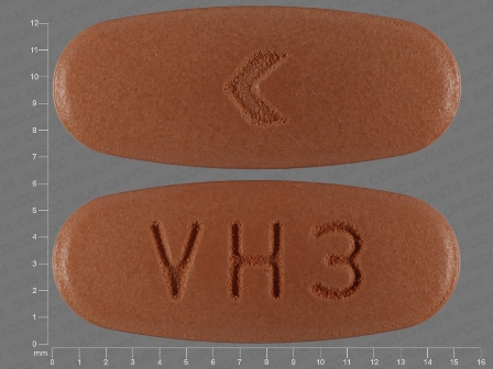 VH3: (0591-2317) Hctz 25 mg / Valsartan 160 mg Oral Tablet by Watson Laboratories, Inc.