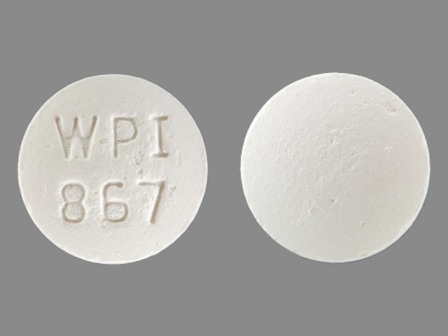 WPI 867: (0591-3543) Bupropion Hydrochloride 150 mg 12 Hr Extended Release Tablet by Watson Laboratories, Inc.