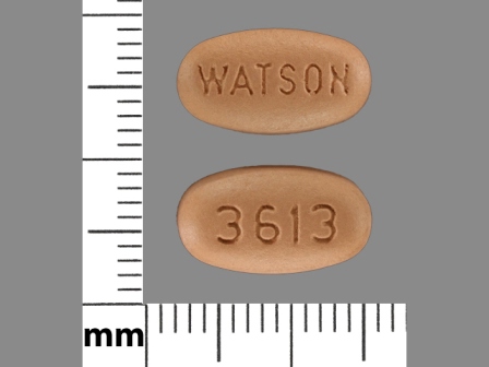 WATSON 3613: (0591-3613) Ropinirole 4 mg 24 Hr Extended Release Tablet by Watson Laboratories, Inc.