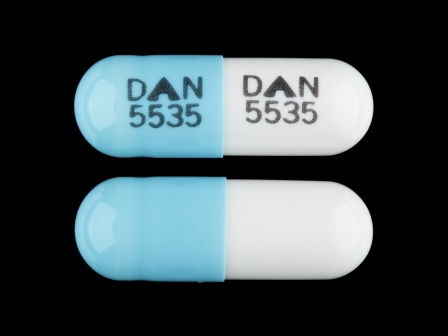 DAN 5535: (0591-5535) Doxycycline (As Doxycycline Hyclate) 50 mg Oral Capsule by Aidarex Pharmaceuticals LLC
