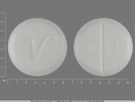5094 V: (0603-5337) Prednisone 5 mg Oral Tablet by Proficient Rx Lp
