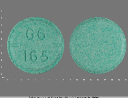 GG165: (0781-1123) Hctz 25 mg / Triamterene 37.5 mg Oral Tablet by Ncs Healthcare of Ky, Inc Dba Vangard Labs