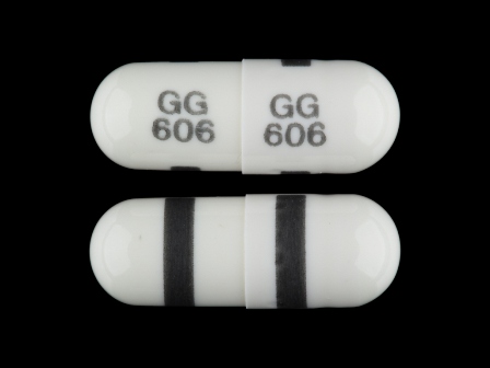 GG 606 capsule white and black