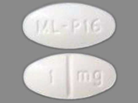 1mg MLP16: (0904-6140) Doxazosin (As Doxazosin Mesylate) 1 mg Oral Tablet by Major Pharmaceuticals