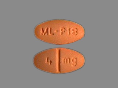 4mg MLP18: (0904-6142) Doxazosin (As Doxazosin Mesylate) 4 mg Oral Tablet by Major Pharmaceuticals