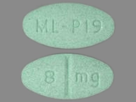 8mg MLP19: (0904-6143) Doxazosin (As Doxazosin Mesylate) 8 mg Oral Tablet by Major Pharmaceuticals