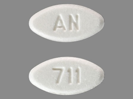 AN 711: (0904-6183) Guanfacine Hydrochloride 1 mg Oral Tablet by Avpak