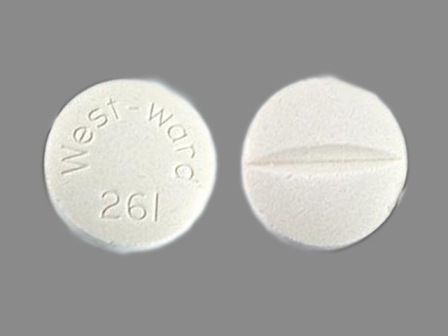 West ward 261: (0904-6203) Inh 300 mg Oral Tablet by Major Pharmaceuticals