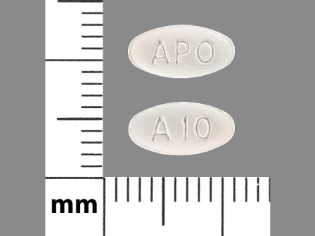 APO A10: (0904-6290) Atorvastatin (As Atorvastatin Calcium) 10 mg Oral Tablet by Major Pharmaceuticals